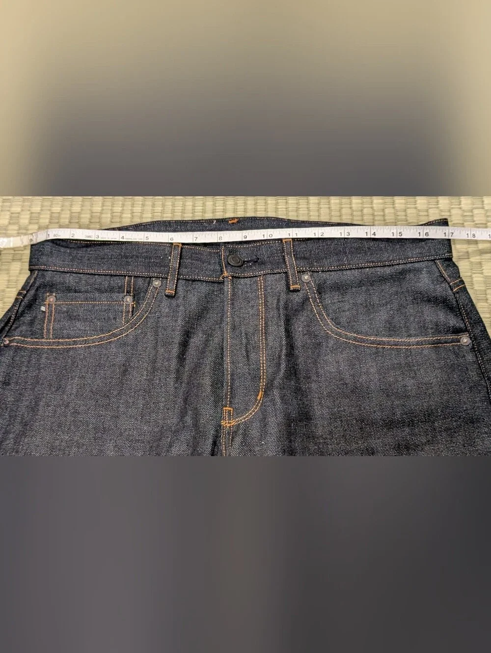 LNWOT DISCONTINUED 1/100 Dyemond Goods x Stuf-f Tapered Selvedge Jeans Men's 32